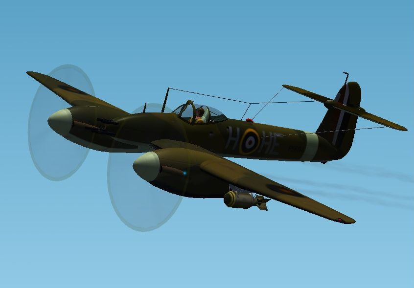 Cfs2,Fs2002/2004 Westland Whirlwind Mk.i The Whirlwind Was A Little Single Seat, Twin Engi
