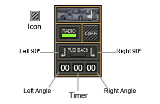 Pushback Panel V1.0 Microsoft Flight Simulator 2004 © 2005 Harrier Panels, Inc