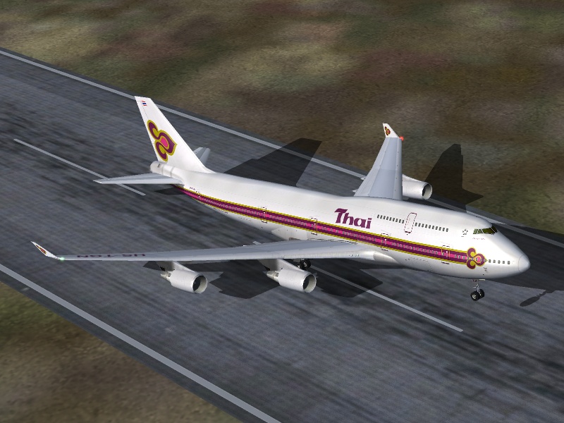Fspainter Boeing 747-400Ge For Ai Traffic Version 3 Thai Airways International 3Livery Mod — 1