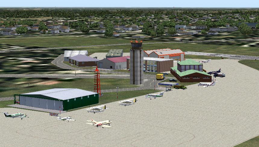 Fs2004 Scenery-Athens-Ben Epps Airport (Kahn) Serves Athens And Clarke County And Is Owned — 1