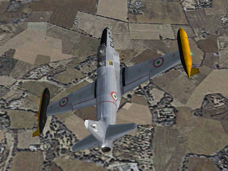 Fs2004 T-33A Italian Air Force , 51 Aerobrigata Fs2004 Lockheed T33 A Shooting Star, Textu