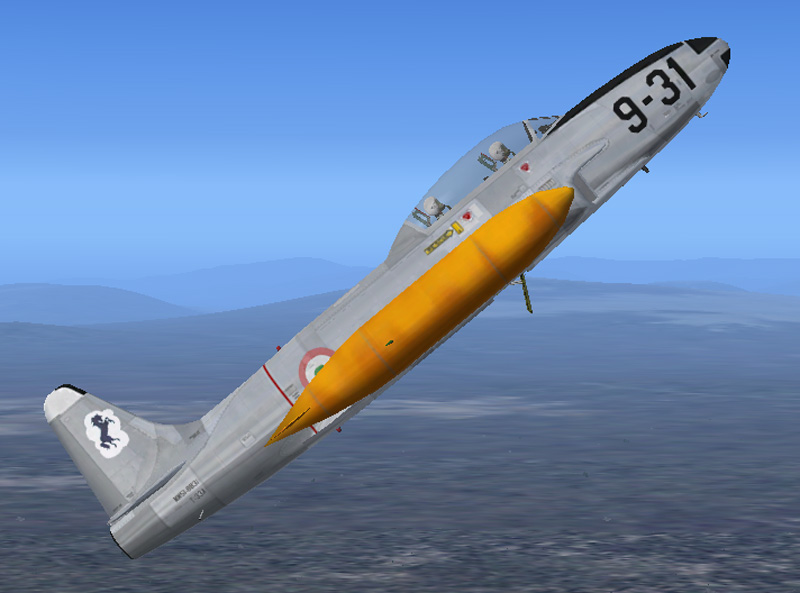 Fs2004 T-33A Italian Air Force , 9 Aerobrigata Fs2004 Lockheed T33 A Shooting Star, Textur