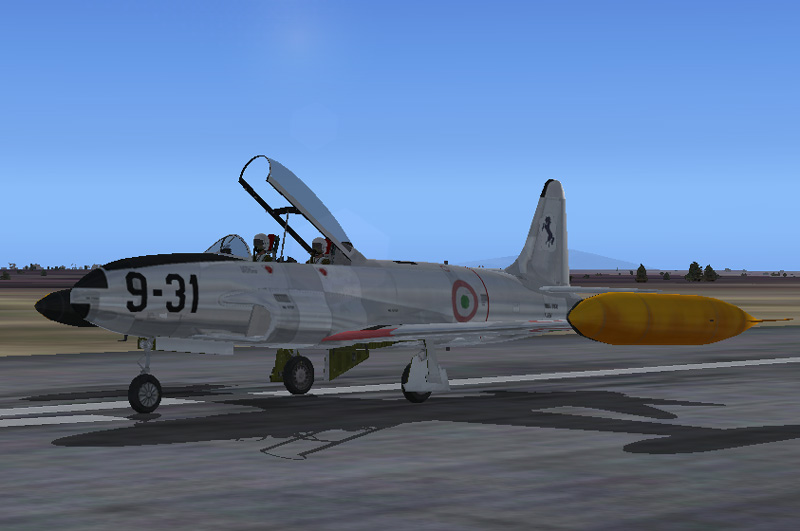 Fs2004 T-33A Italian Air Force , 9 Aerobrigata Fs2004 Lockheed T33 A Shooting Star, Textur