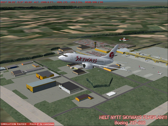 Skyways B737-600 Repaint By Patrik Kaczmarek & Albert Ramic