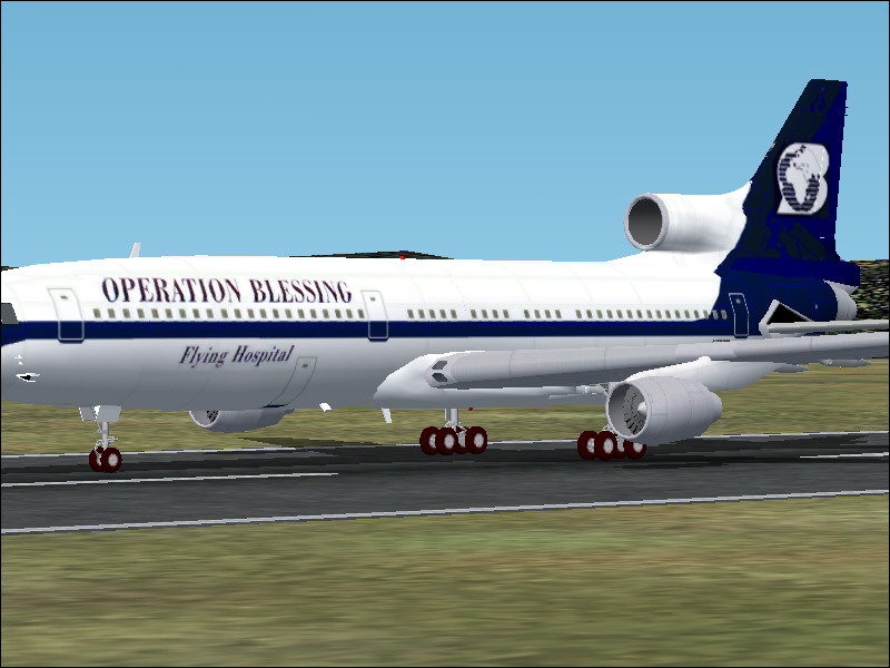 Fs2004 Lockheed L-1011 Flying Hospital This Is One Of The Exclusively Four L-1011 Equiped