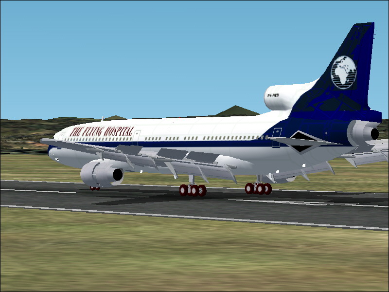 Fs2004 Lockheed L-1011 Flying Hospital This Is One Of The Exclusively Four L-1011 Equiped
