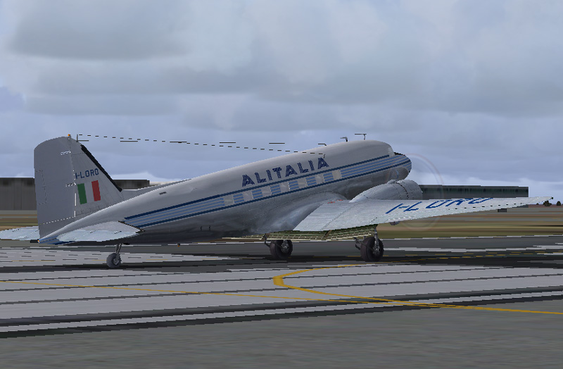Fs2004/Fs2002 Maam-Sim Dc-3 Alitalia - Based On Repaint Templates By Mark Beaumont And Ori