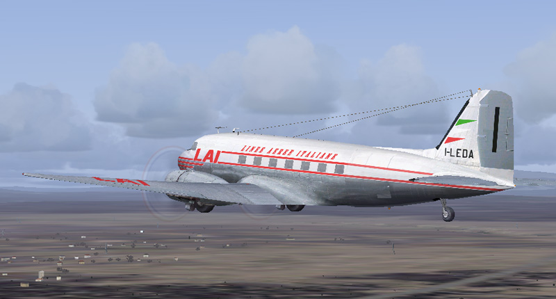 Fs2004/Fs2002 Maam-Sim Dc-3 Linee Aeree Italiane - Based On Repaint Templates By Mark Beau — 1