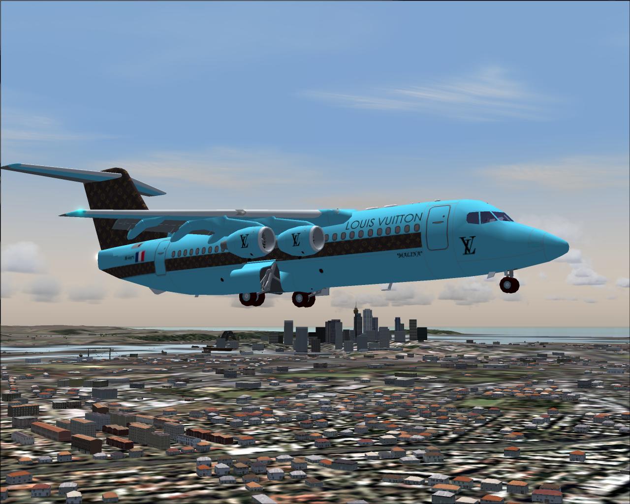 Fs2004 Rj85 This Is The Rj85 In Louis Vuitton Paint — 1