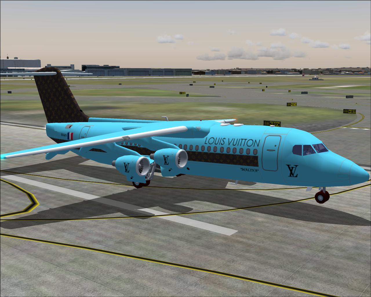 Fs2004 Rj85 This Is The Rj85 In Louis Vuitton Paint