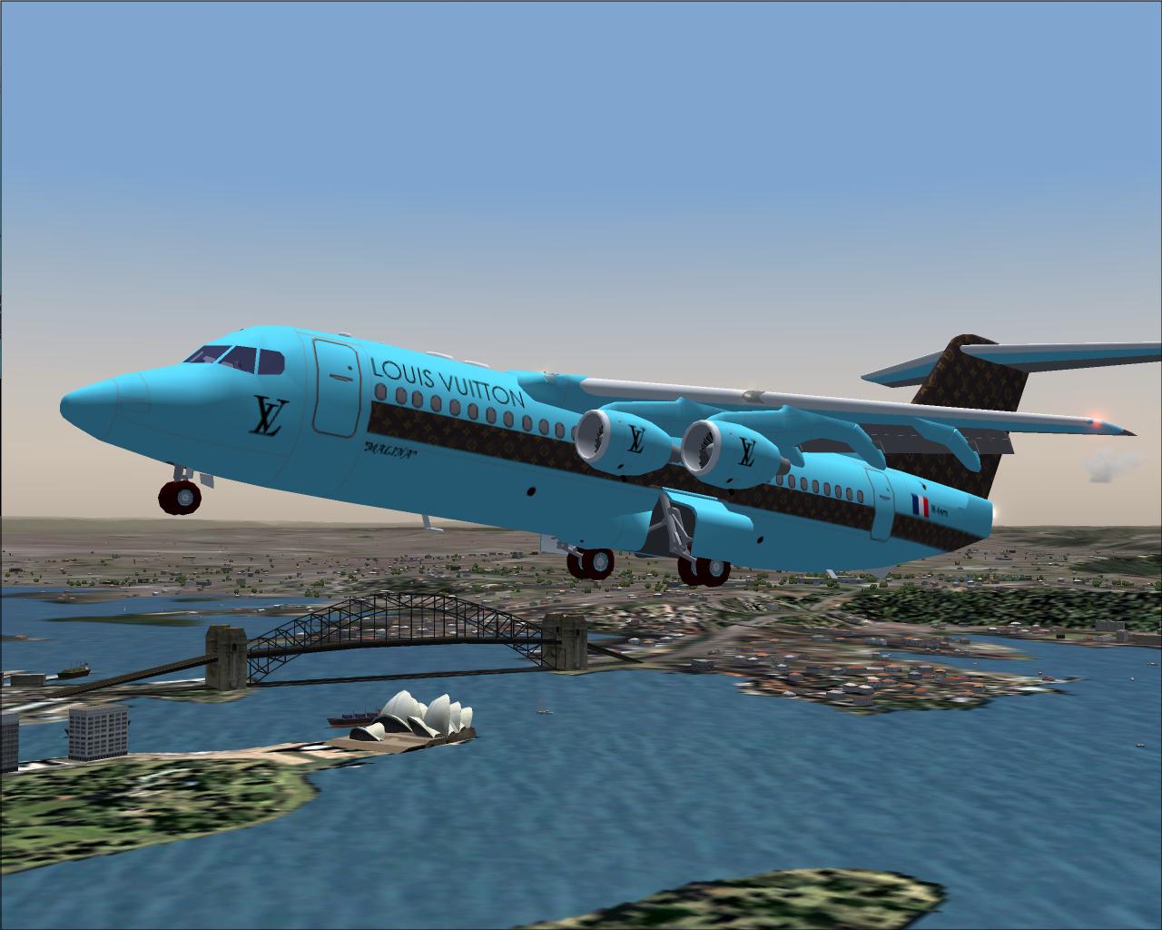 Fs2004 Rj85 This Is The Rj85 In Louis Vuitton Paint