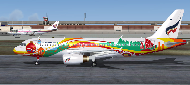 Fs2002/2004 Ifdg Airbus A320-232 Bangkok Airways Guilin (Hs-Pgu) Ifdg Airbus A320-232 Bang — 1