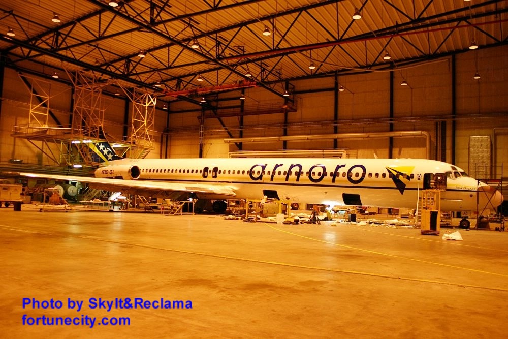 Mcdonnell Douglas Md81 Arnoro (Bosnian-Scandinavian Charter Airlines), Texture And Panels — 1