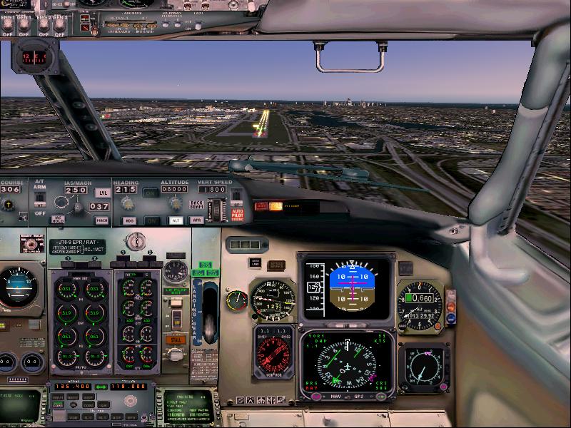 Fs2004 - Boeing 737-300/400 1St Officer - Analog Panel