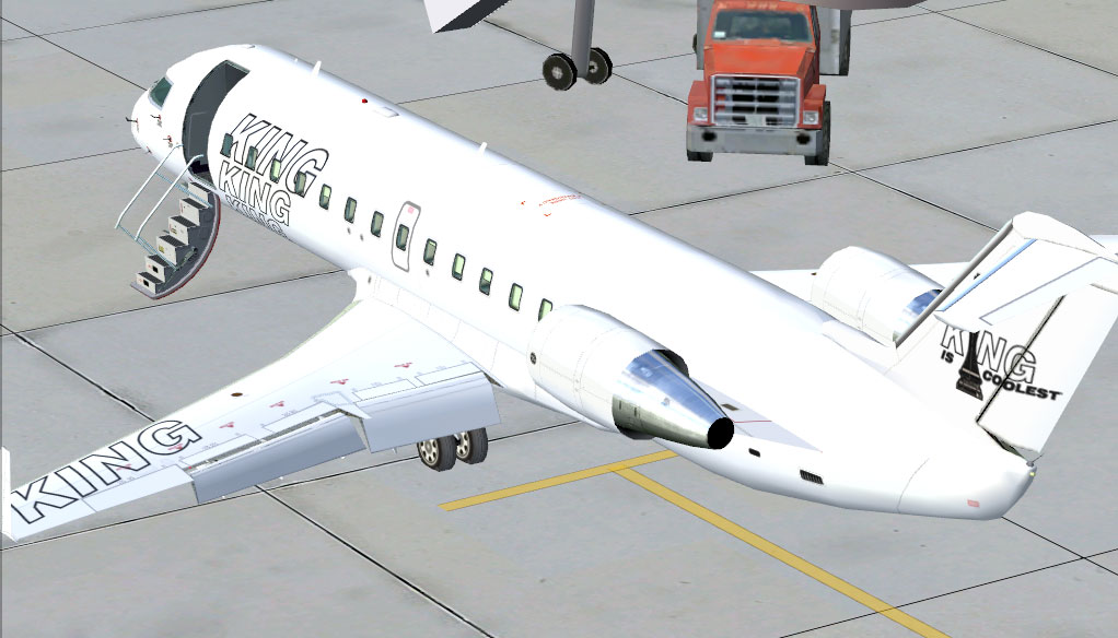 Repaint Exclusively For Project Open Sky Crj200Lr By John Elliott Young (Groundsquirrel) K