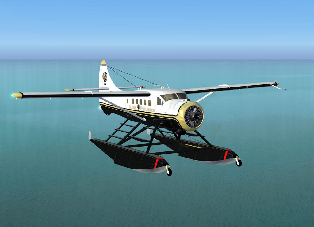 Fs2004 De Havilland Dhc-3 Otter Pzl With Radial Engine This Otter Is The 1000Hp Conversion