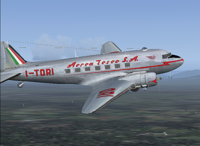 Fs2004/Fs2002 Maam-Sim Dc-3 Aerea Teseo S.a