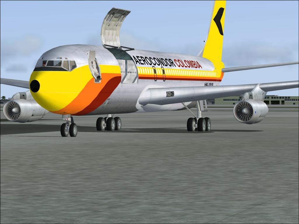 This Is Another Repaint By Myself Of The Cargo Airplane Of Aerocondor Colombia B707 Hk-181