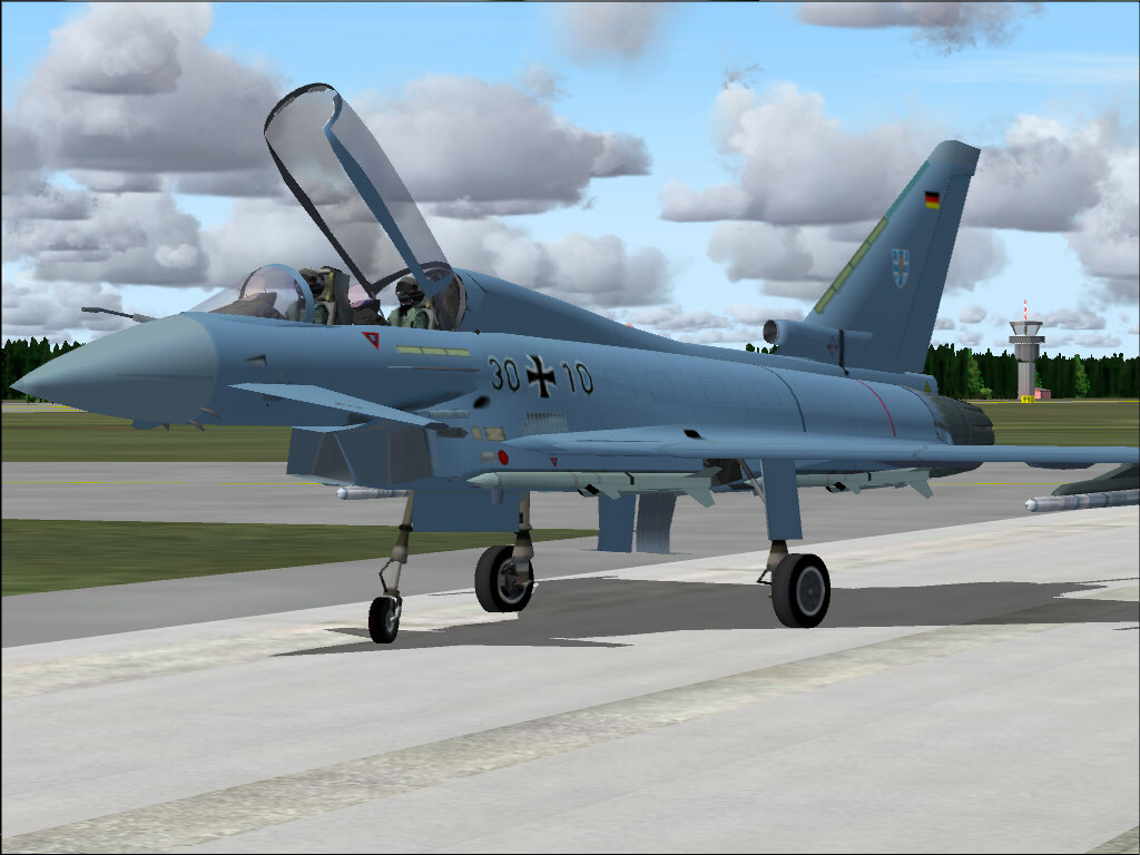 Eurofighter Raf, For Fs2004, New Model, Trainer - Light, (Info: - Version: Limited Detail