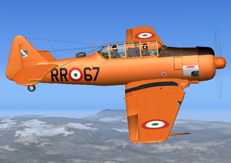 Fs2004 North American T-6 Texan - Aeronautica Militare Italiana - R.v — 1