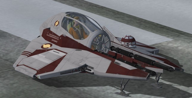 Fs2004 Starwars Kuat Systems Eta-2 Actis Jedi Interceptor