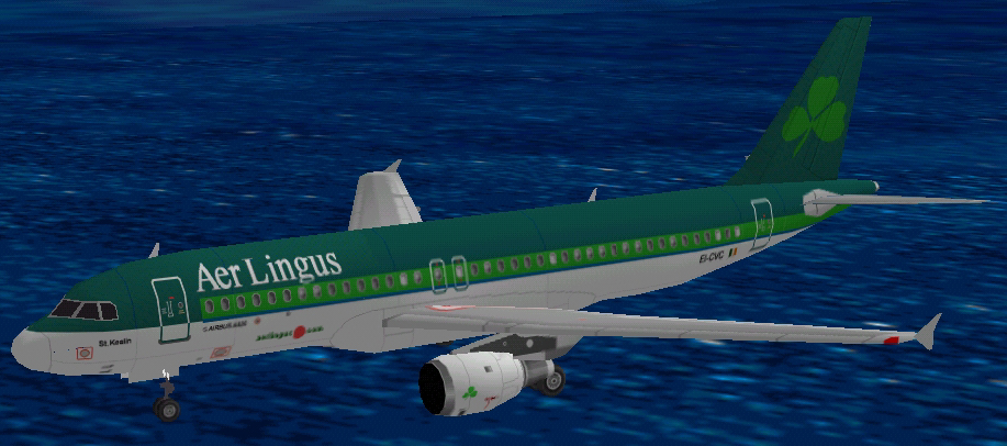 Flightsim Fs2004/Fs98 Airbus A320-214 Aer Lingus Named St.kealin