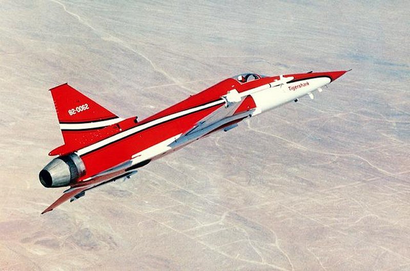A Video Of The F-20 Tigershark Demonstrator Flying Over [Or, Should I Say In(Youll Underst