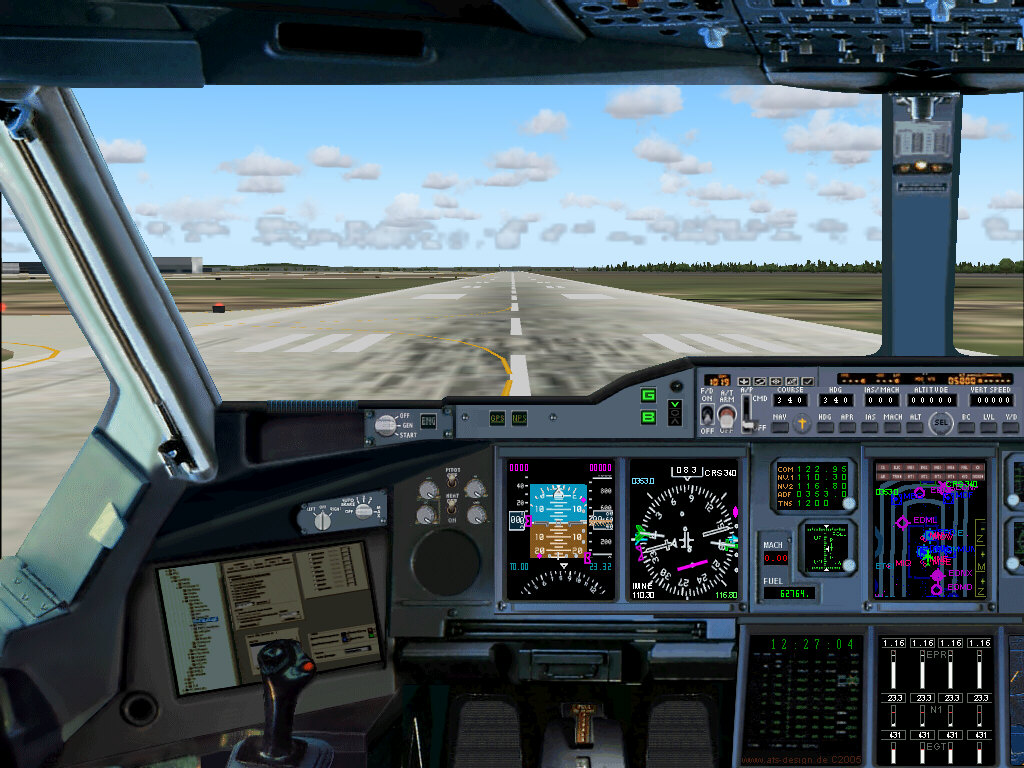 Airbus A380, Industrie House 18.January 2005, For Fs2004, New External Model, New Panel, G