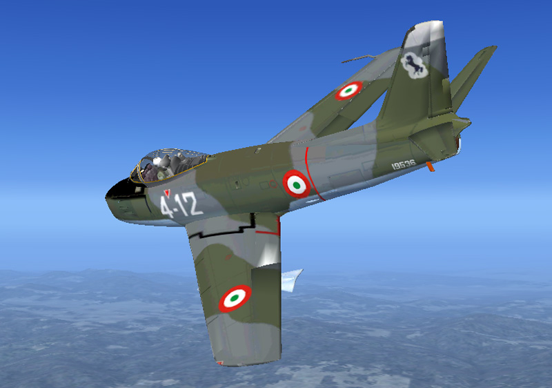 Fs2004/Fs2002 North American F-86E Sabre (Canadair Cl-13) Aeronautica Militare Italiana (I — 1