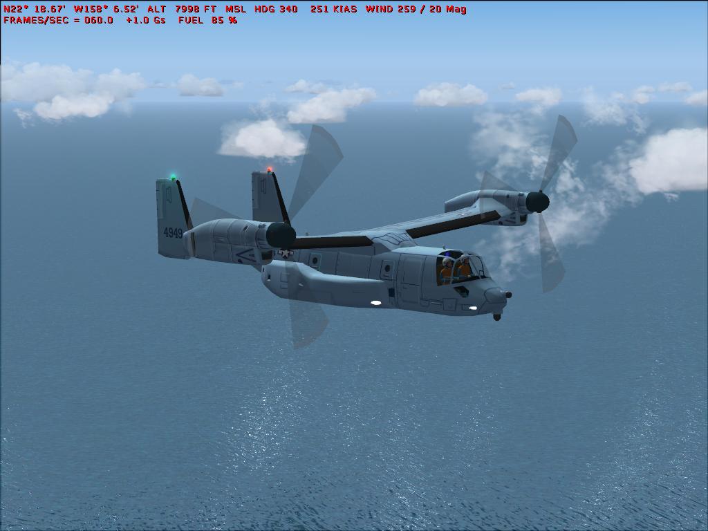 Update For The V22-Osprey Originally By Vlad Zhyhulskiy And Modified For Fs2004 By Yahia A