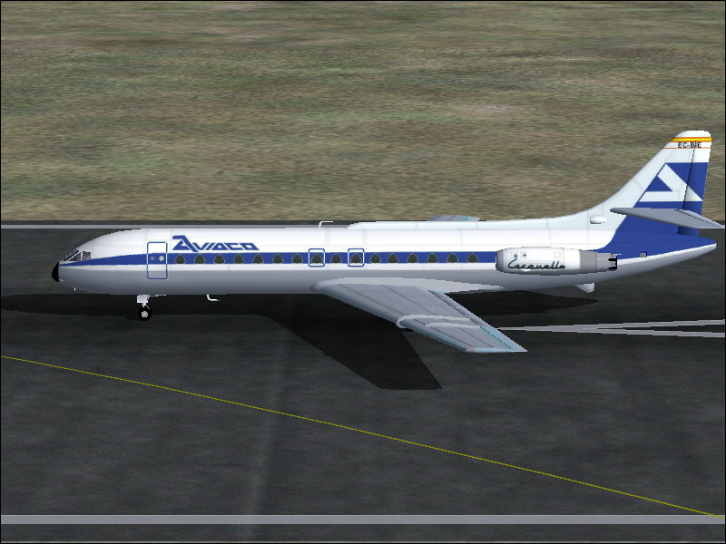 Fs2004 Caravelle Aviaco The Caravelle Was The European Precursor Of The Dc-9