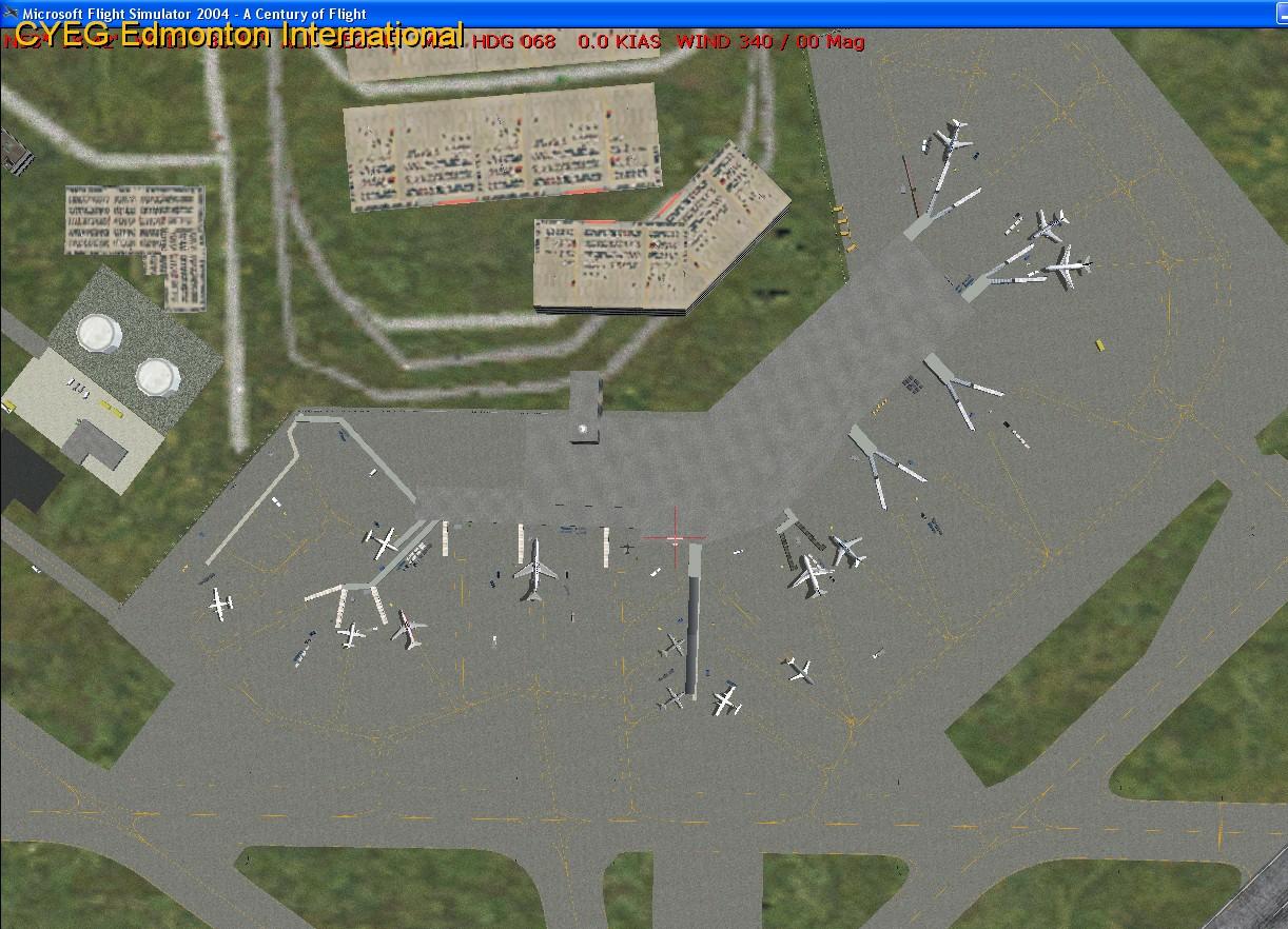 Cyeg Edmonton International For Flightsim Fs2004/Fs9 Created By Sidney Schwartz Using Ez-S — 1