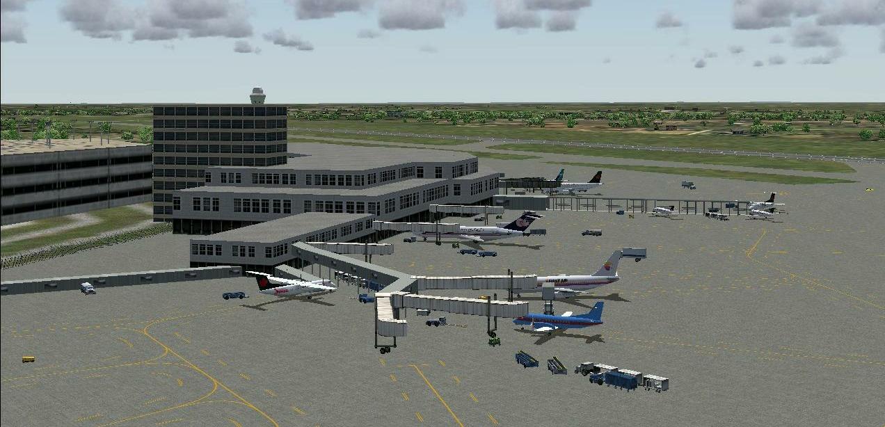 Cyeg Edmonton International For Flightsim Fs2004/Fs9 Created By Sidney Schwartz Using Ez-S