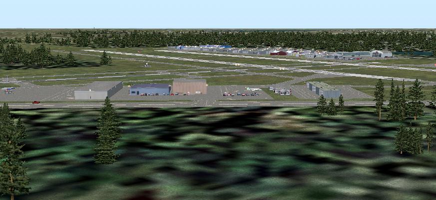Fs2004 Scenery-Flying Cloud Airport (Kfcm) Serves Minneapolis And Hennepin County And Is O