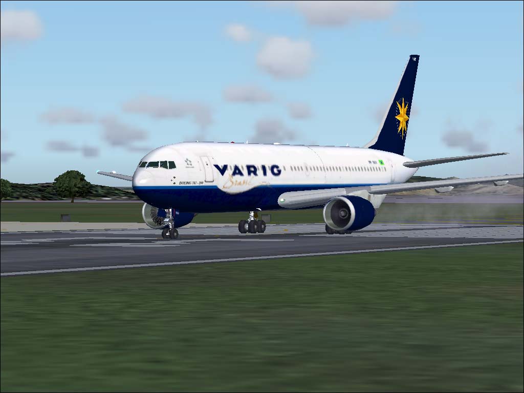 Fs2004 - Boeing 767-200Er In Varig Colors