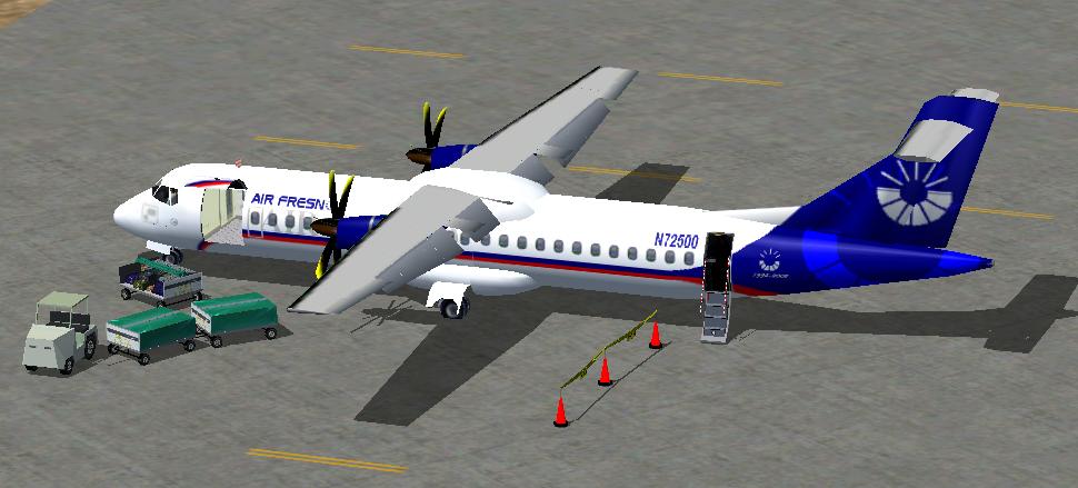 Fs2004 Air Fresno Virtual Airlines Atr 72-200 And 72-500 Aircraft By John Murchison (Arnz) — 1