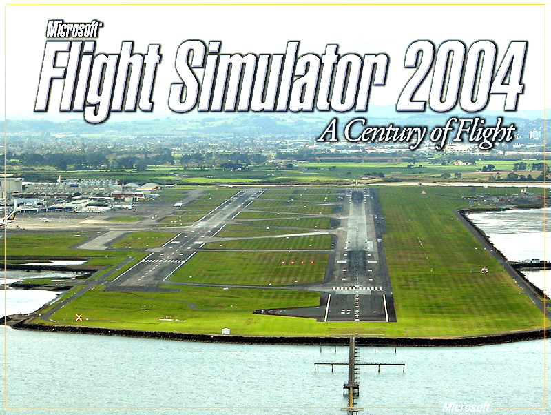 Fs2004 Auckland Airport Splash Screens - Views Of Auckland International Airport Runway Ap