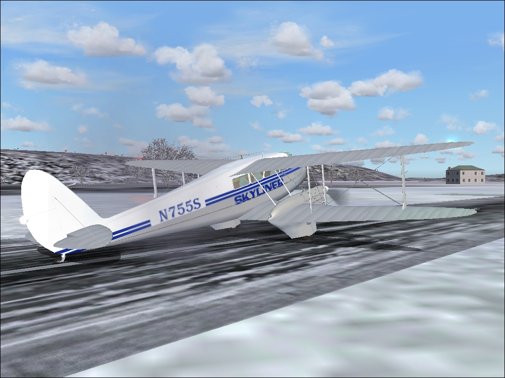 Fs2002/Fs2004 Dh-89 Skyliner Va De Havilland Dh.89 Dragon Rapide In Skyliner Va Livery
