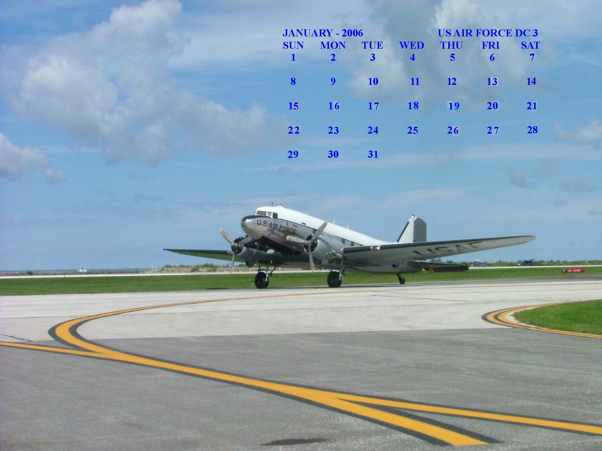 January 2006 Wallpaper Calendar