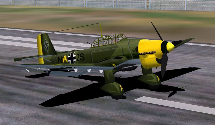 Aircraft Simulators Junkers Ju-87B-2 Stuka German Dive Bomber Ju-87B Of 6./Stg 77, Graz/Au