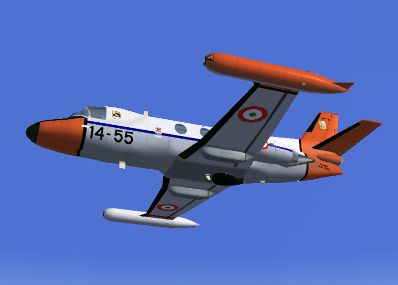 Fs2004/Fs2002 Piaggio-Douglas Pd-808, Aeronautica Militare Italiana (Italian Air Force), R — 1