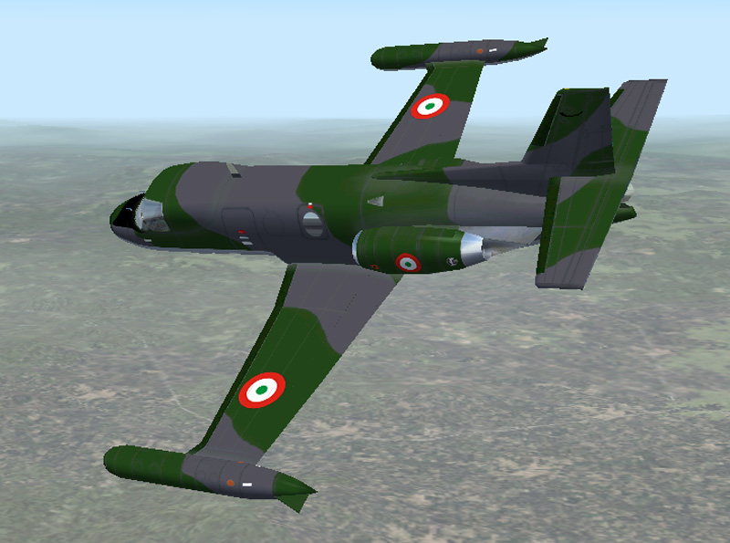 Fs2004/Fs2002 Piaggio-Douglas Pd-808, Aeronautica Militare Italiana (Italian Air Force), E — 1