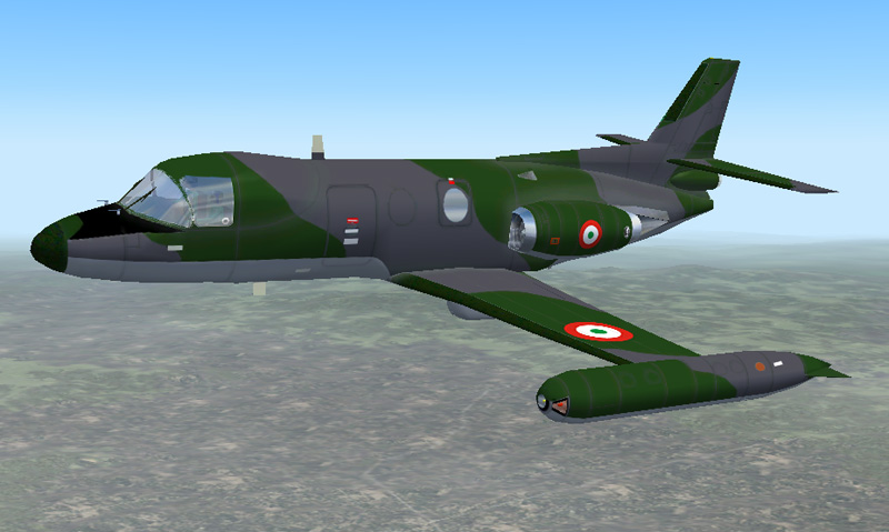 Fs2004/Fs2002 Piaggio-Douglas Pd-808, Aeronautica Militare Italiana (Italian Air Force), E
