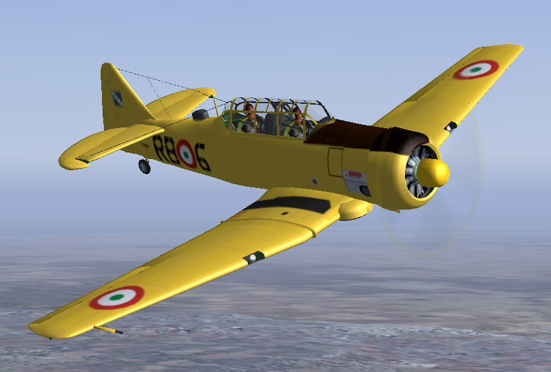 Fs2004 North American T-6 Texan - Aeronautica Militare Italiana - R.v