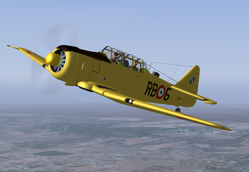 Fs2004 North American T-6 Texan - Aeronautica Militare Italiana - R.v