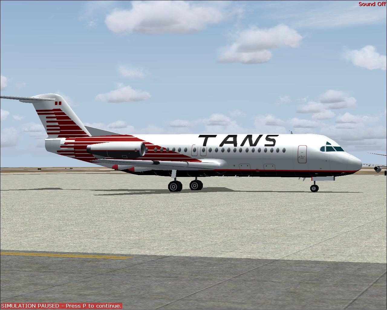 Fokker 28-4000 Ai-Repint In Aerocontinente, Tansperu And Iaw, Textures Are In 32Bit, But U