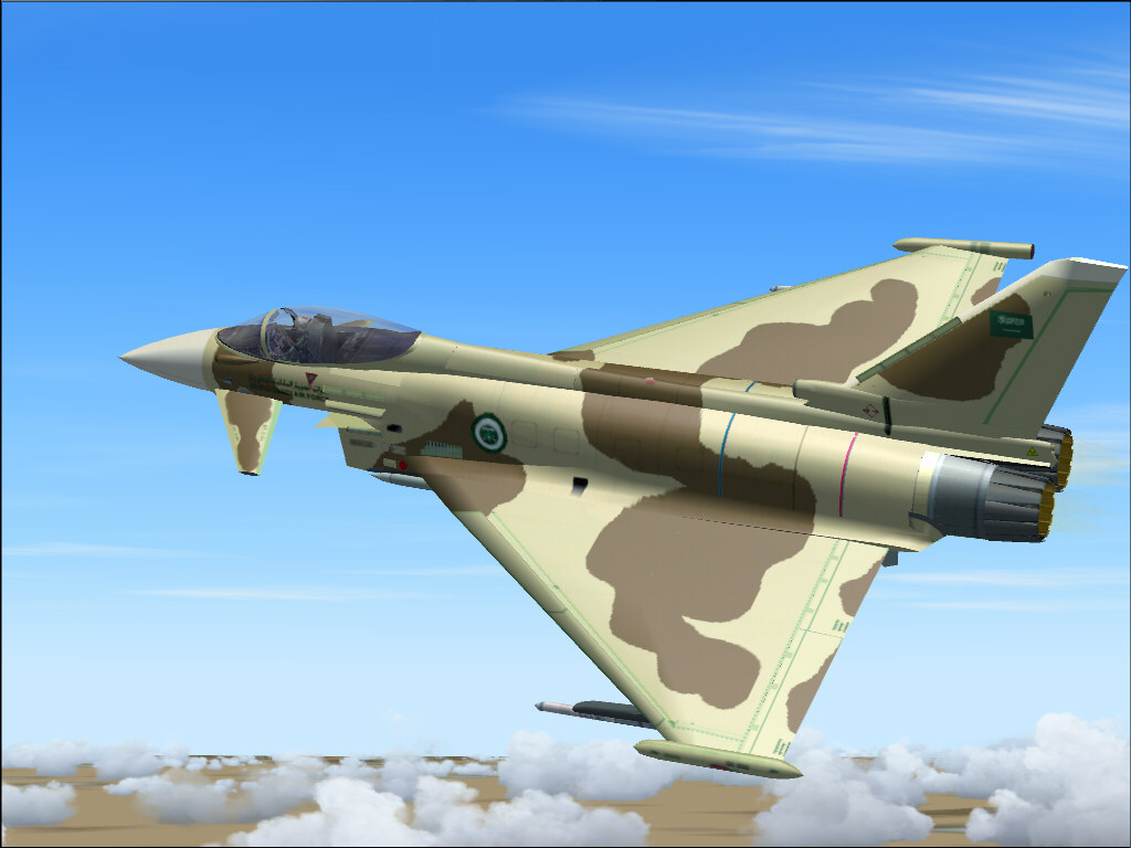 Eurofighter: Saudi Arabia Texture Update, For Fs2004 , Please Download My Last Saudi Arabi