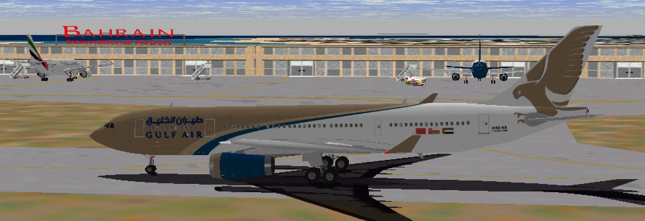 Flightsim Fs2004/Fs98 Gulf Air Airbus A330-200 Flightsim Fs2004/Fs98 Gulf Air Airbus A330-