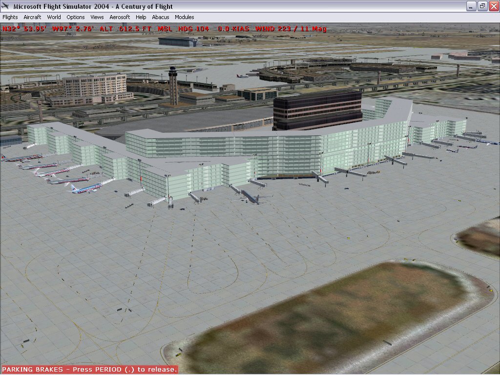 Terminal D Kdfw For Flight Simulator 2004 By Frame-Rate-Friendly Studio/William Morgan The