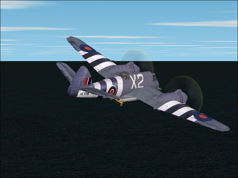 Fs2004 Textures Exclusively Bristol Beaufighter Tf.mk X, 455 Squadron, Raaf This Plane, Se